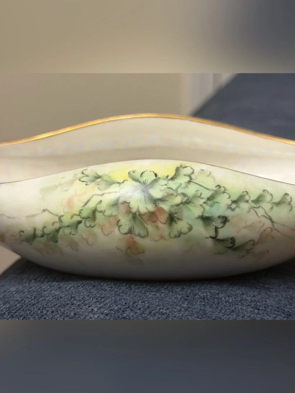 Antique Tressemanes & Vogt Limoges Hand-Painted Serving Dish